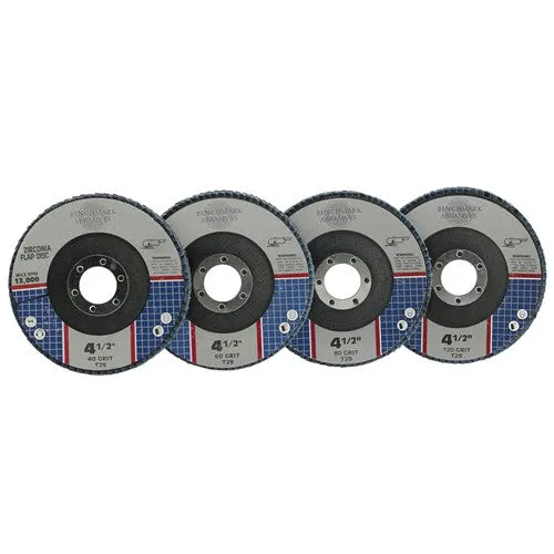 4-1/2" x 7/8" T29 Zirconia Flap Disc - 1000 pieces