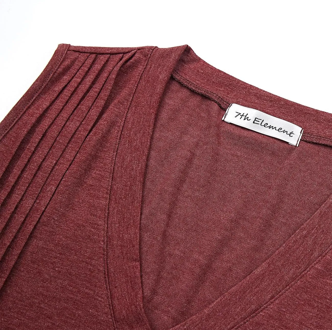 7th Element Plus Size Tank Tops for Women 2025 Loose Fit V Neck Summer Pleated Sleeveless Flowy Dressy Shirt Camisoles Tunic