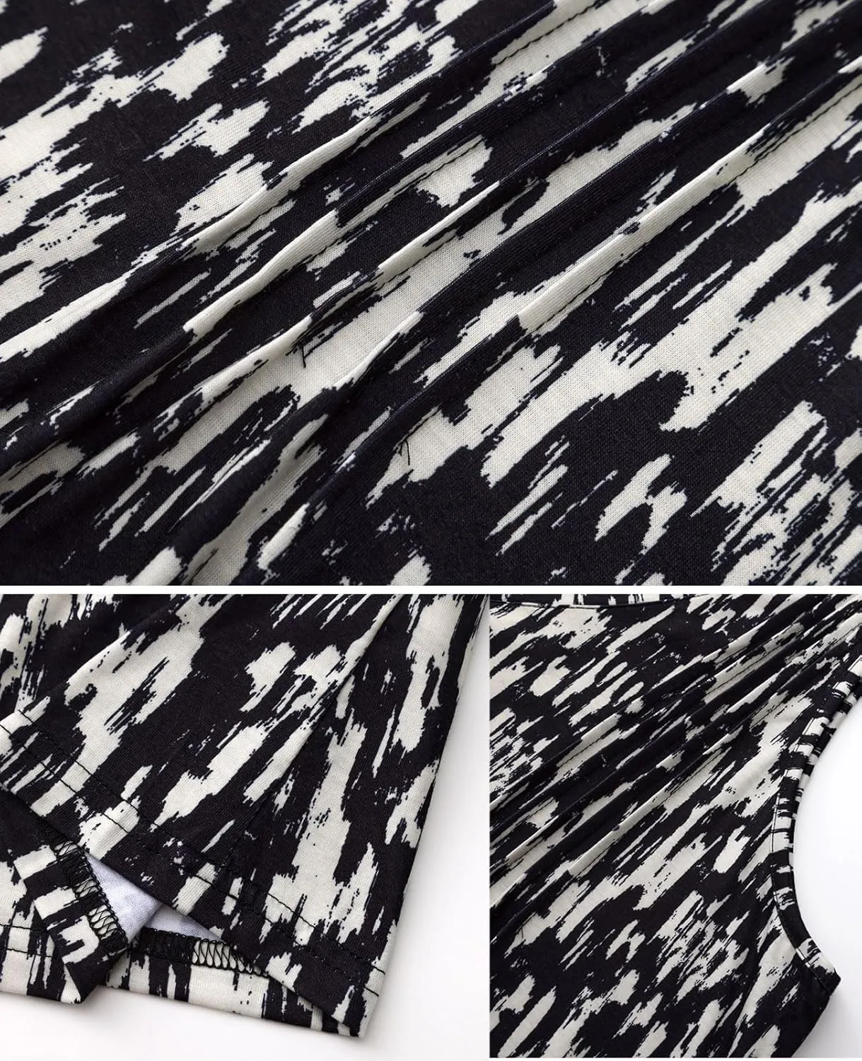 7th Element Plus Size Tank Tops for Women 2025 Loose Fit V Neck Summer Pleated Sleeveless Flowy Dressy Shirt Camisoles Tunic