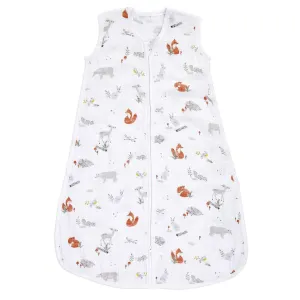 ADEN   ANAIS Cotton Muslin Light Sleeping Bag 1Tog - Eco Forest