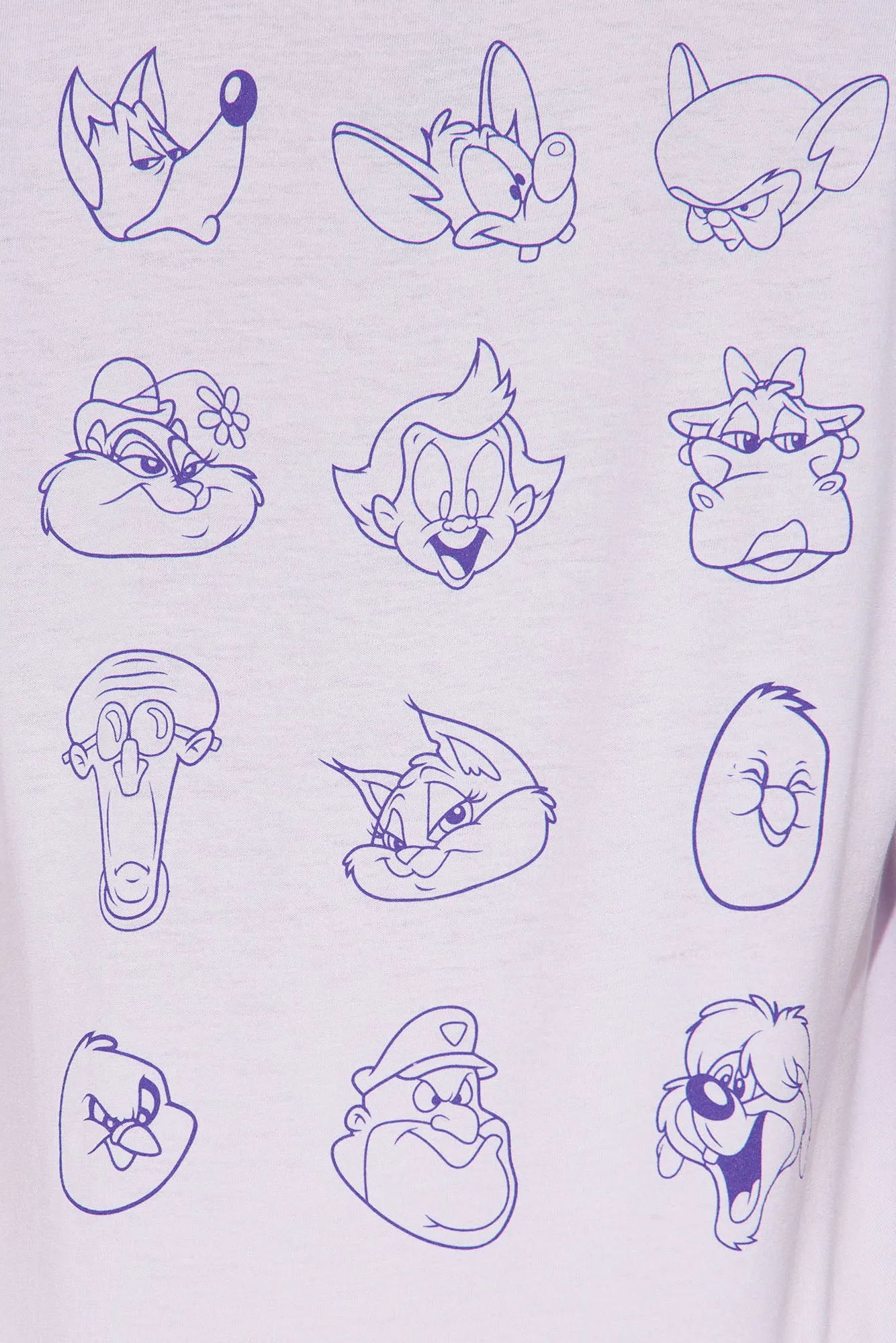 Animaniacs Graphic Front And Back Graphic Tee - Blue
