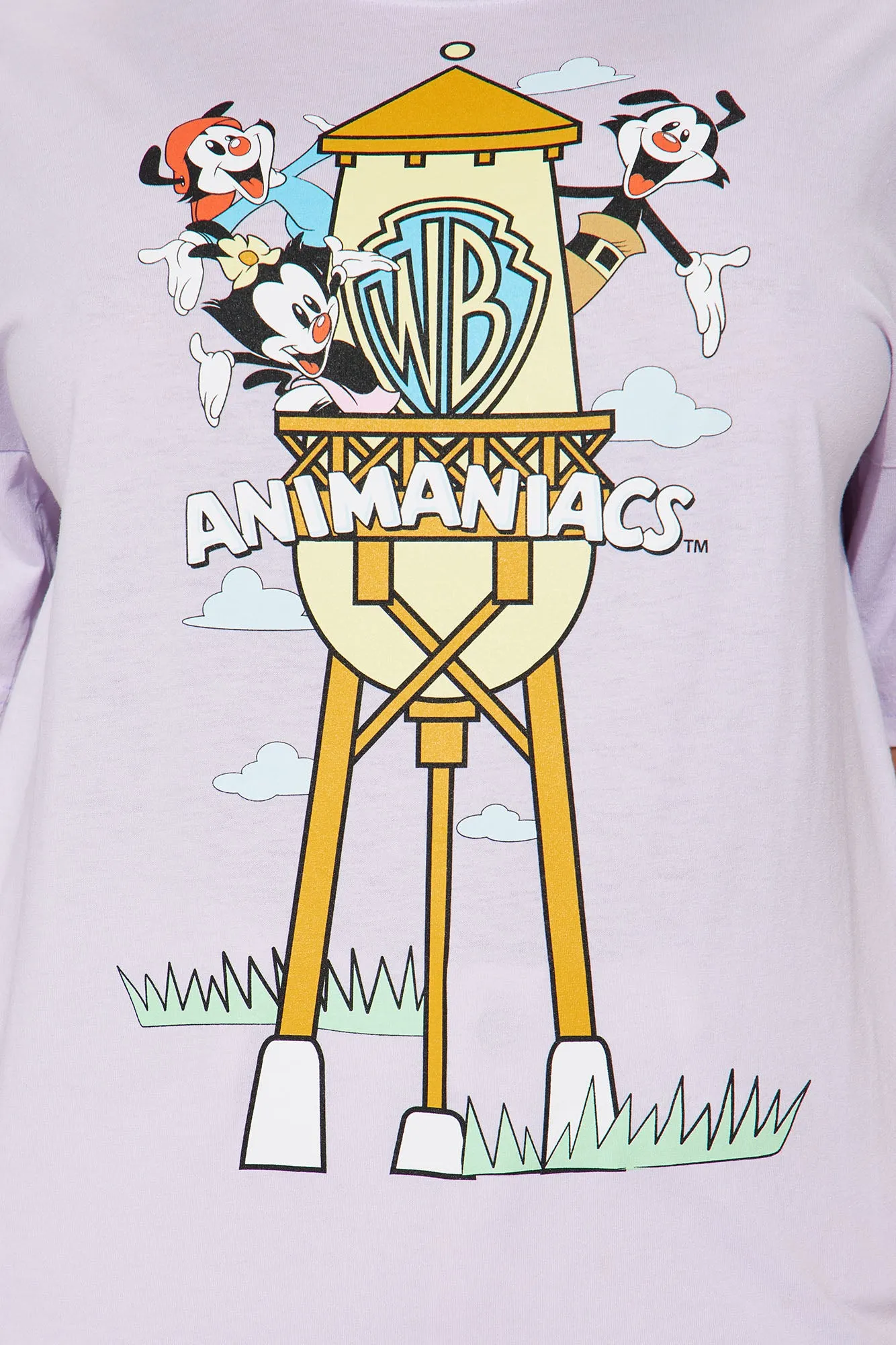Animaniacs Graphic Front And Back Graphic Tee - Blue