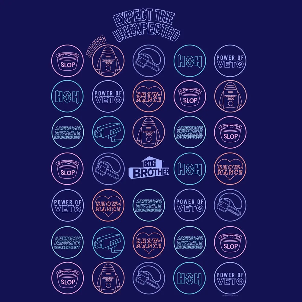 Big Brother Logo Mash Up Sherpa Blanket