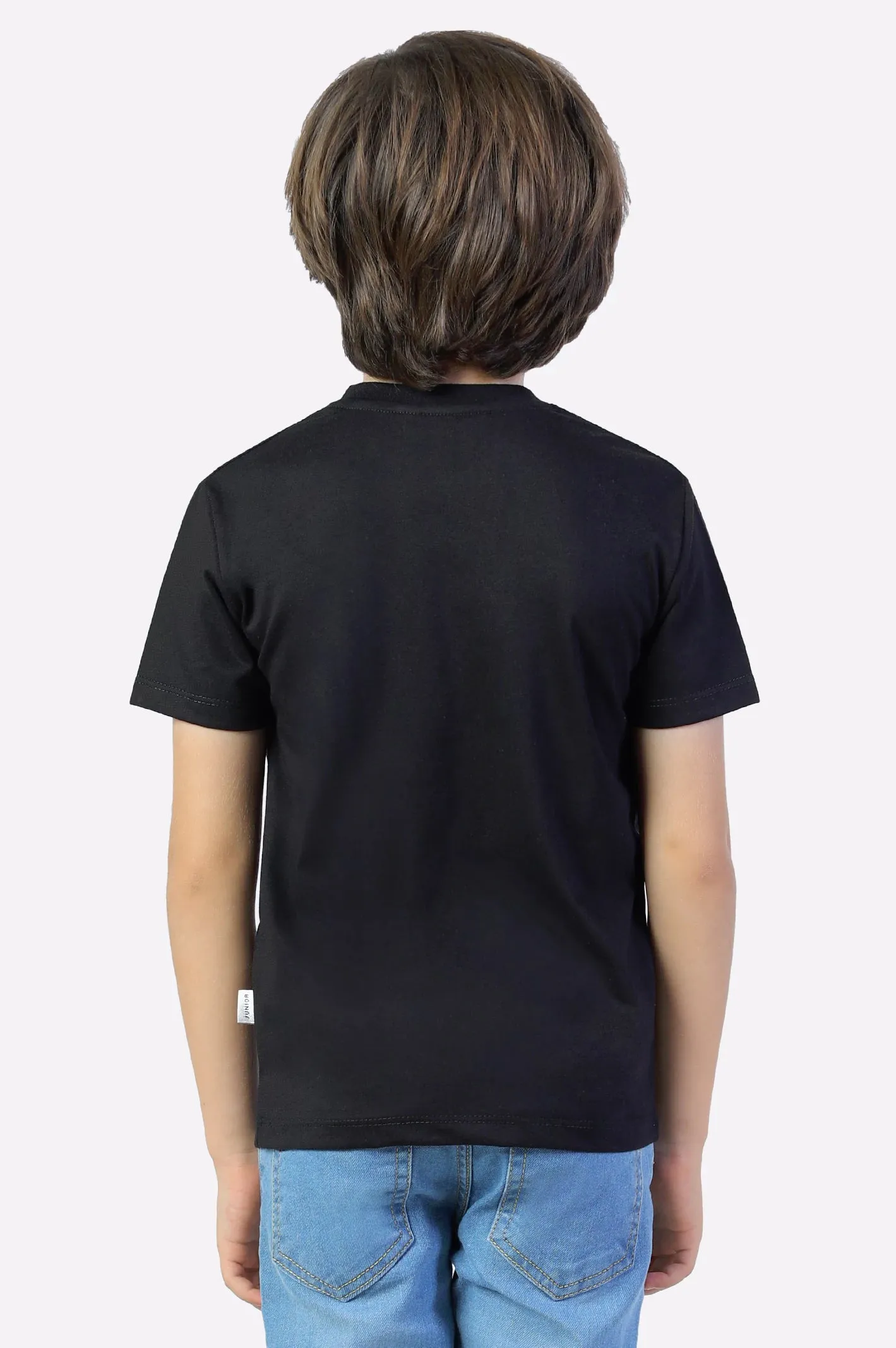 Black Graphic Print T-Shirt
