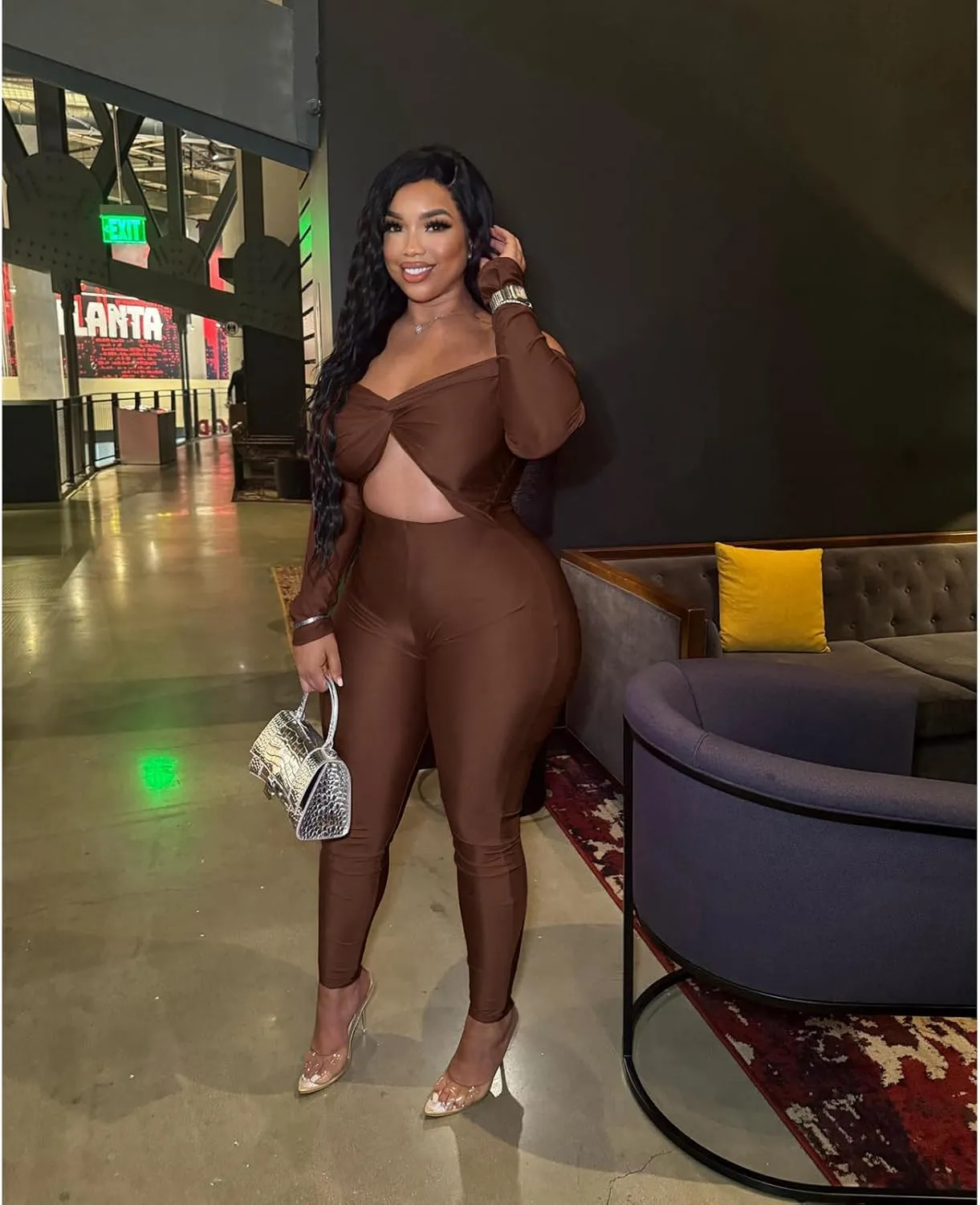 chicyes One Piece Jumpsuits For Women Sexy Off Shoulder Tops Rompers Bodycon Flared Pant Club Outfits