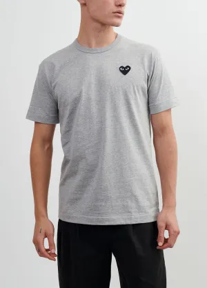 Comme Play T076 Blk Emblem T Grey L