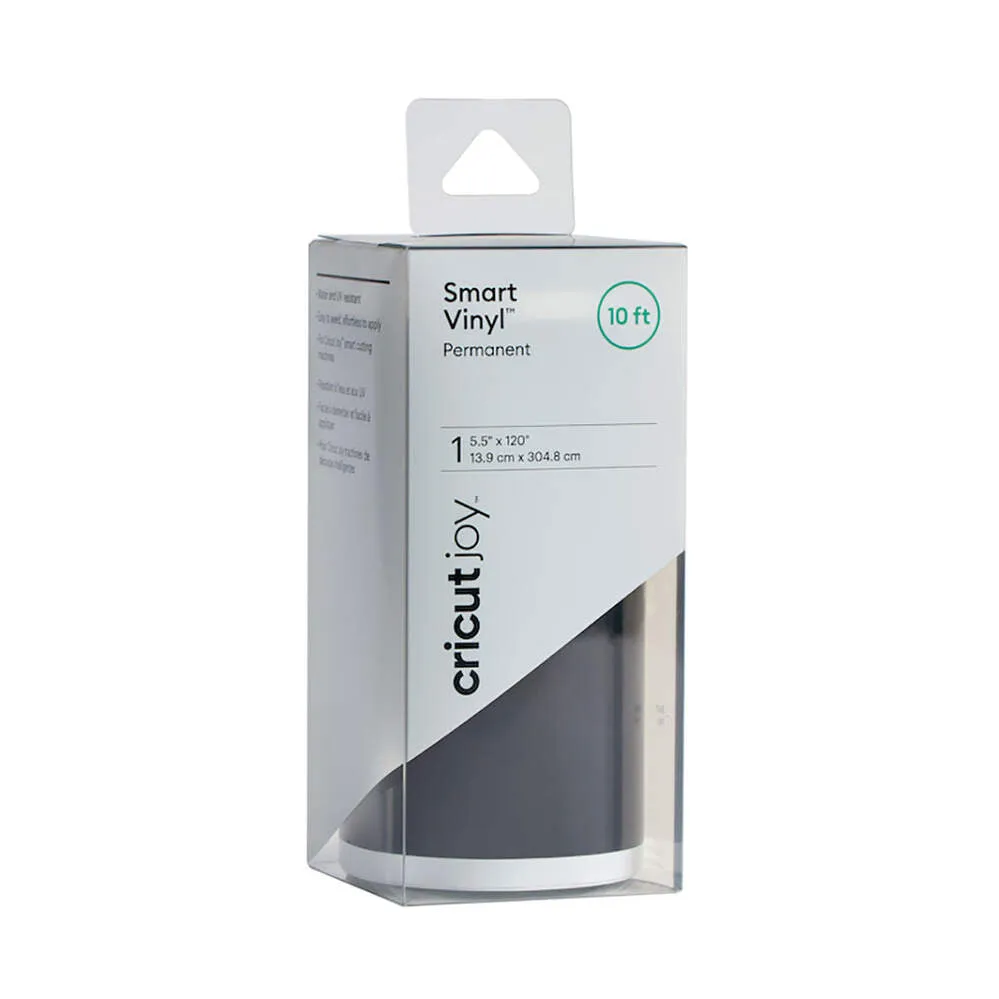 Cricut Joy Smart Vinyl – Permanent Value Roll (10 ft) Black