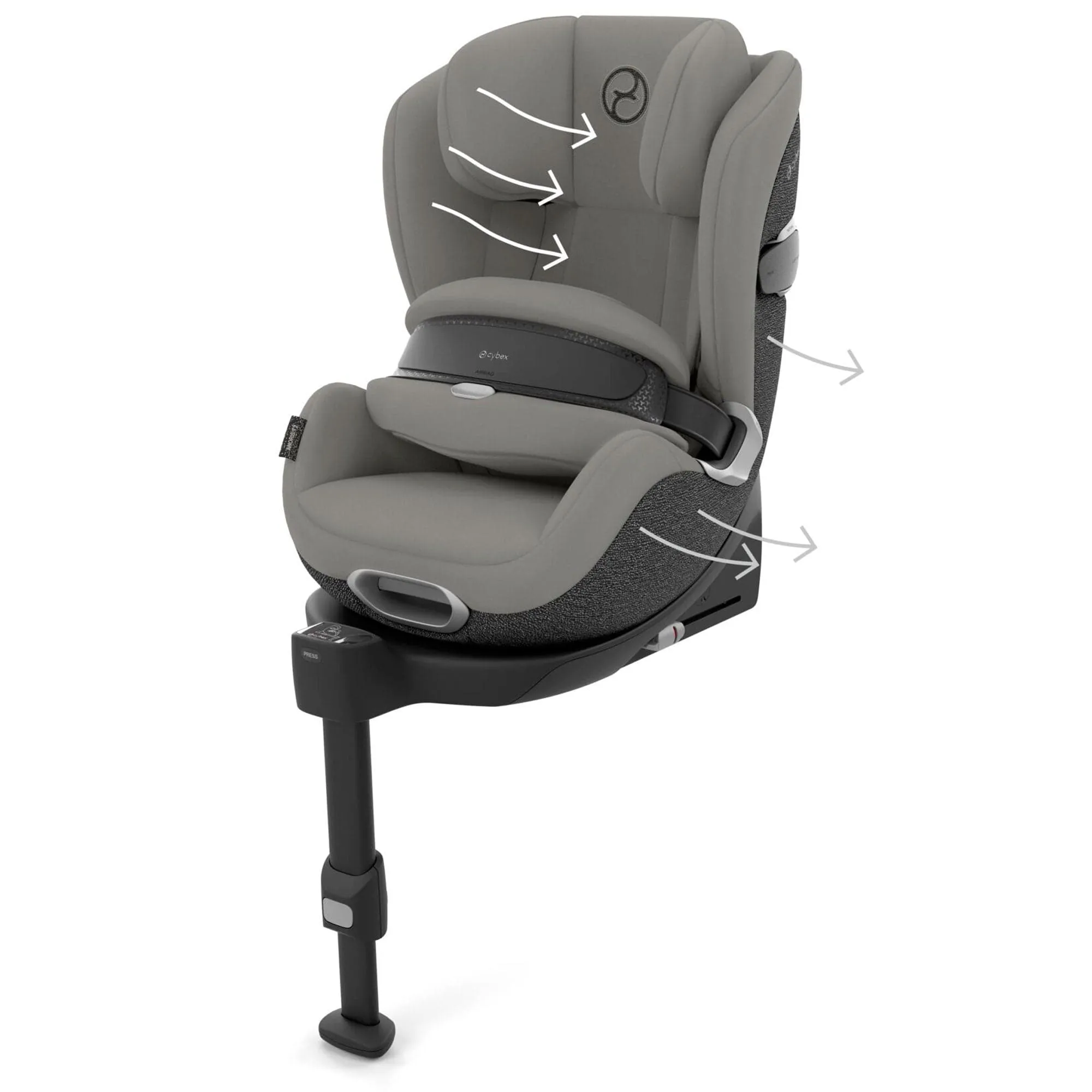 Cybex Anoris T2 i-Size Car Seat - Mirage Grey
