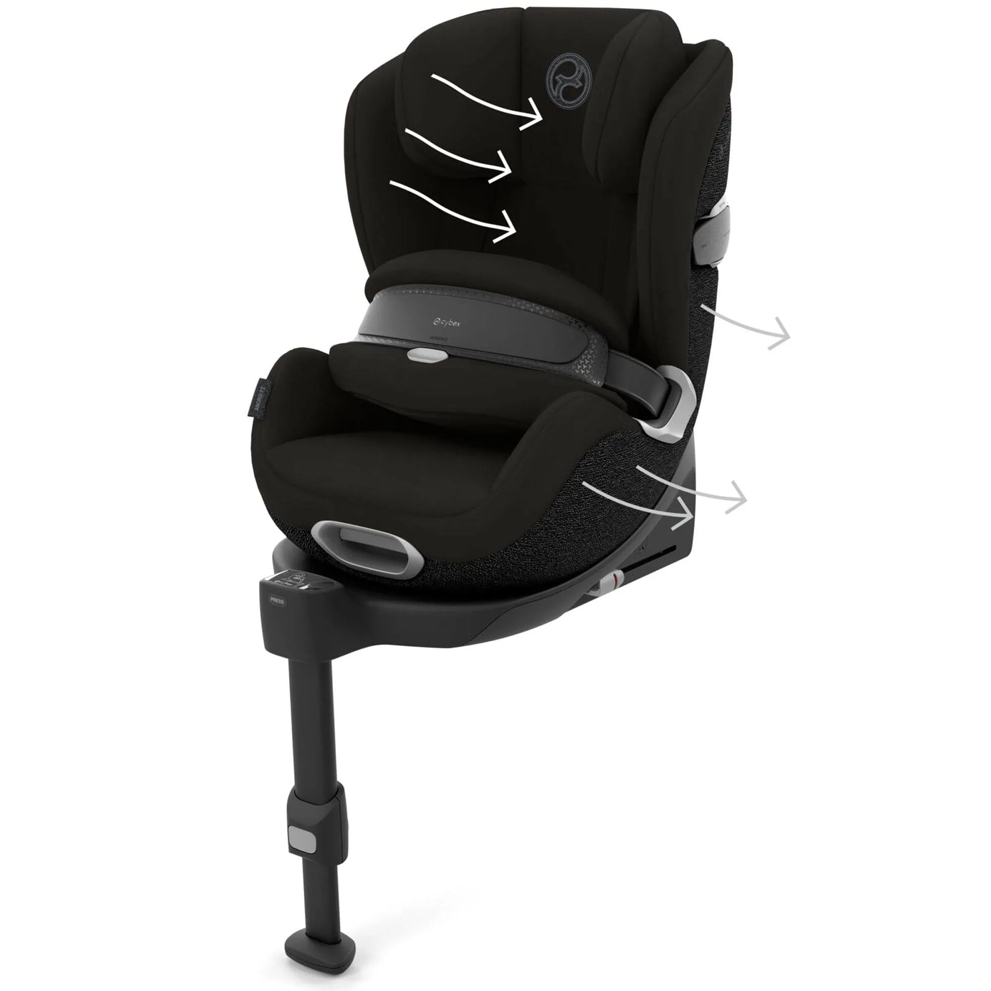 Cybex Anoris T2 i-Size Car Seat - Sepia Black