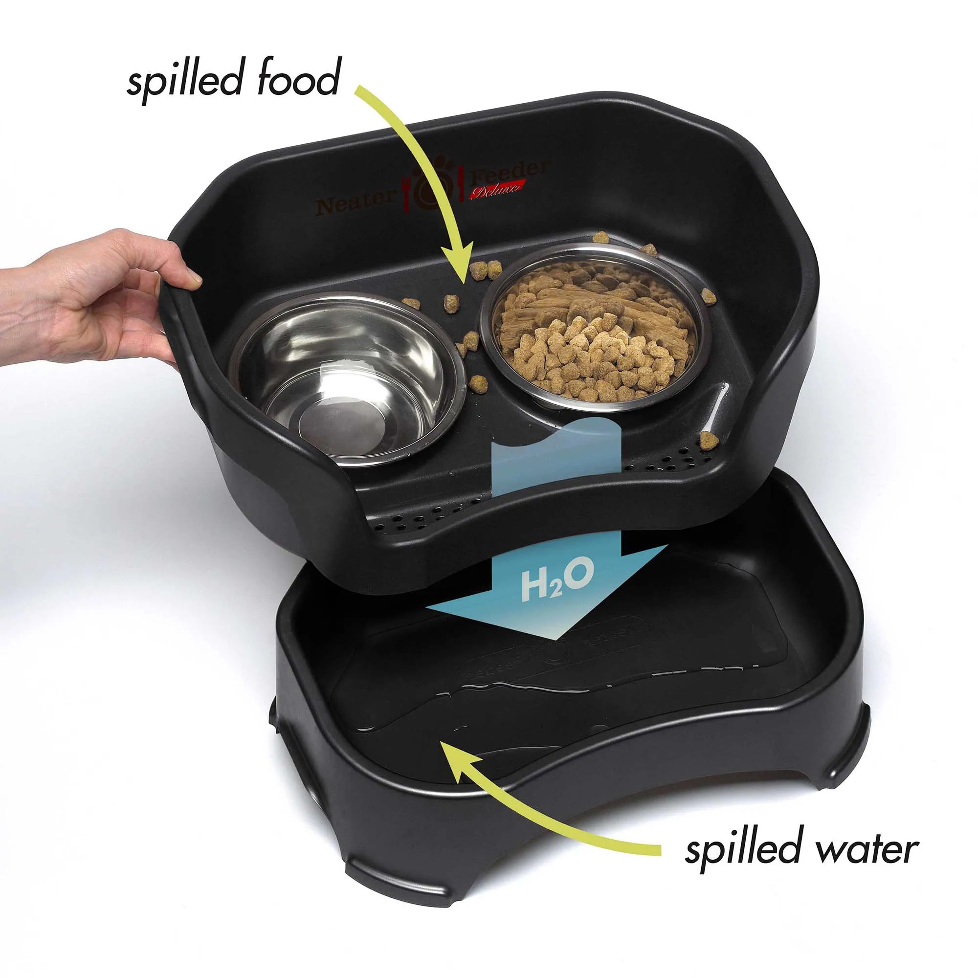 DELUXE Neater Feeder with The Niner Slow Feed Bowl