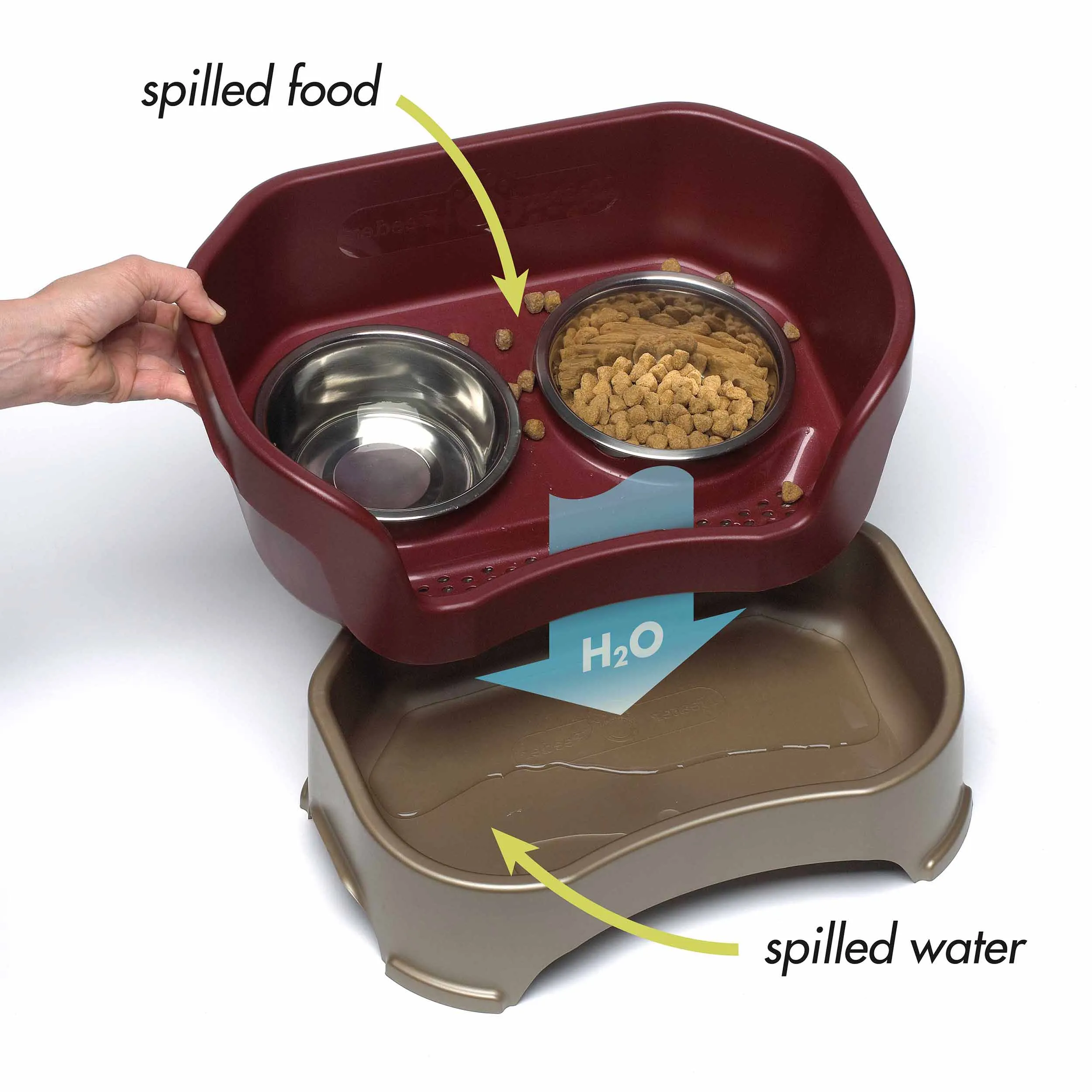 DELUXE Neater Feeder with The Niner Slow Feed Bowl