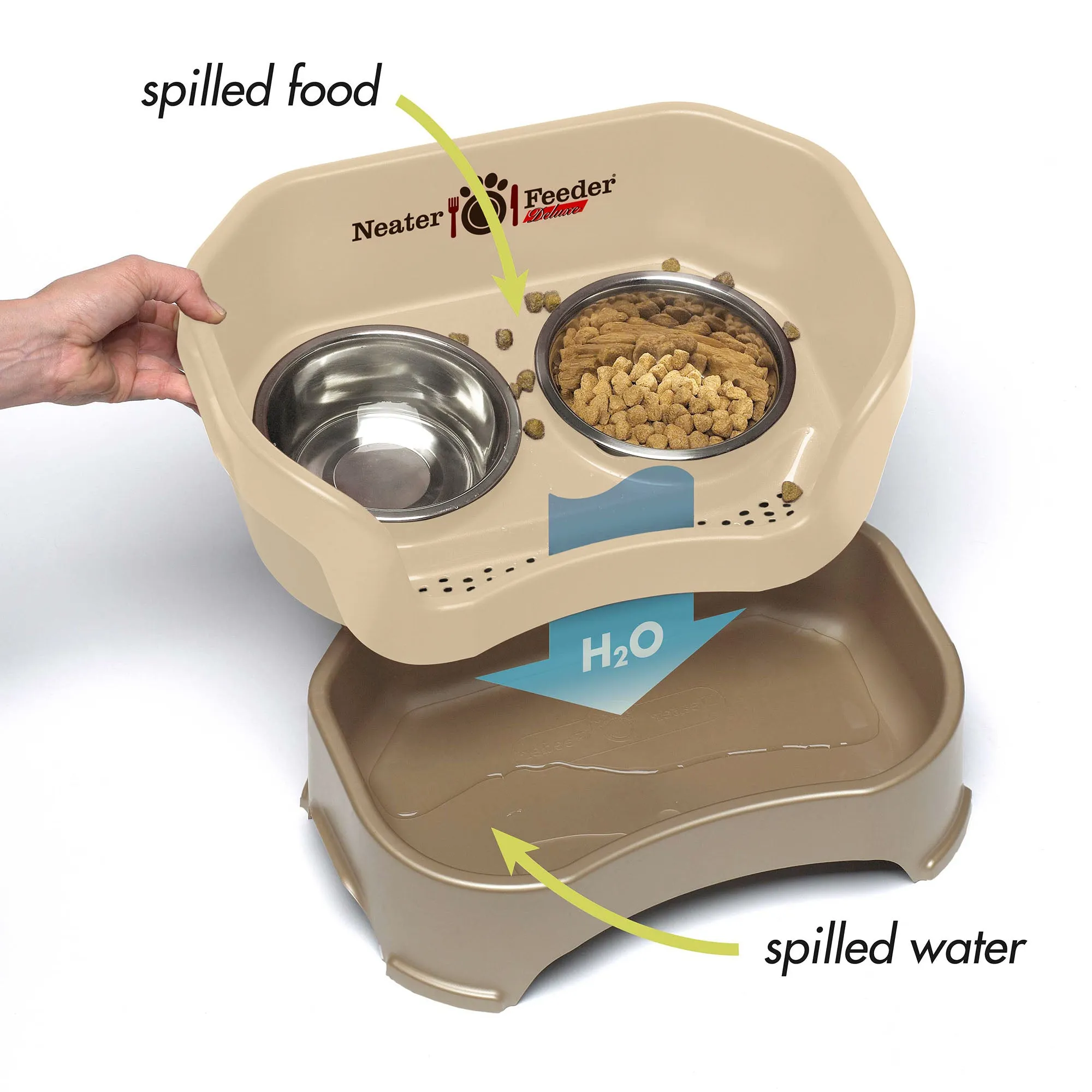 DELUXE Neater Feeder with The Niner Slow Feed Bowl