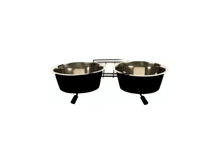 DINNER SET WIRE STAND   BOWLS 950ml - M - 2xØ16cm mixed colors