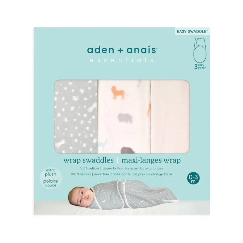 Essentials Wrap Swaddle - 3 Pack