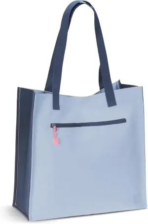 FootJoy Tote Bag, Skyway/Navy/Pink Lemonade