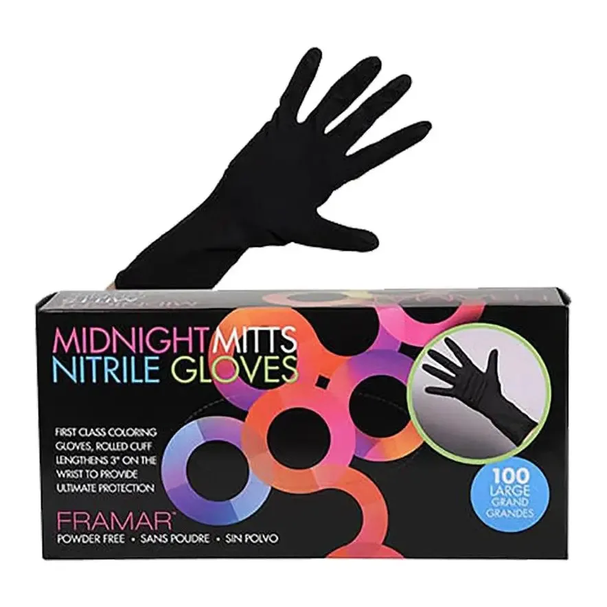 Framar Midnight Mitts Nitrile Gloves