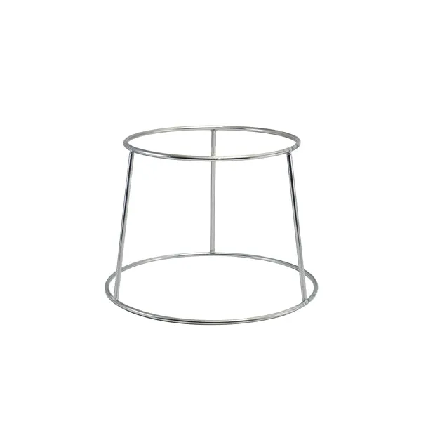 GenWare Silver Anti-Slip Round Buffet Riser 18cm pack of 1