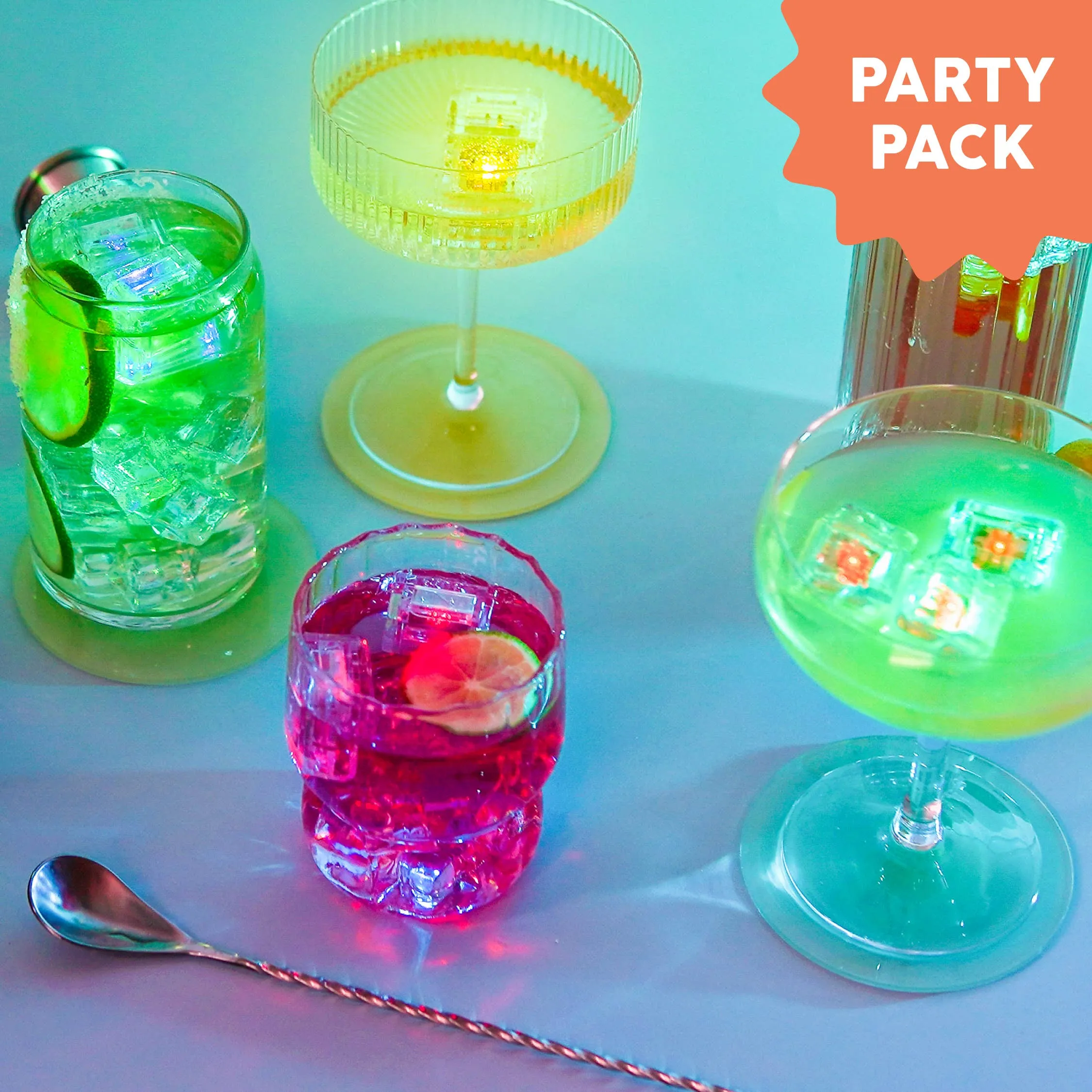 Glo Cubes Multicolored 12-Pack