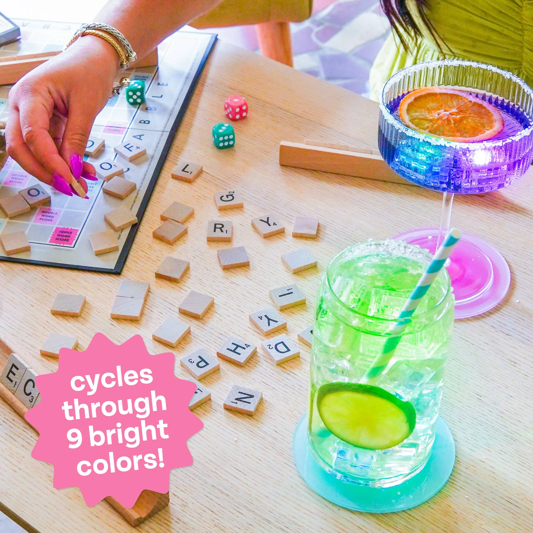 Glo Cubes Multicolored 12-Pack