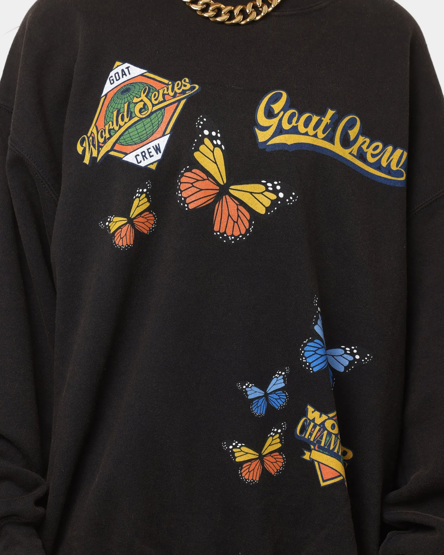 Goat Crew World Champs Vintage Crewneck Black Wash