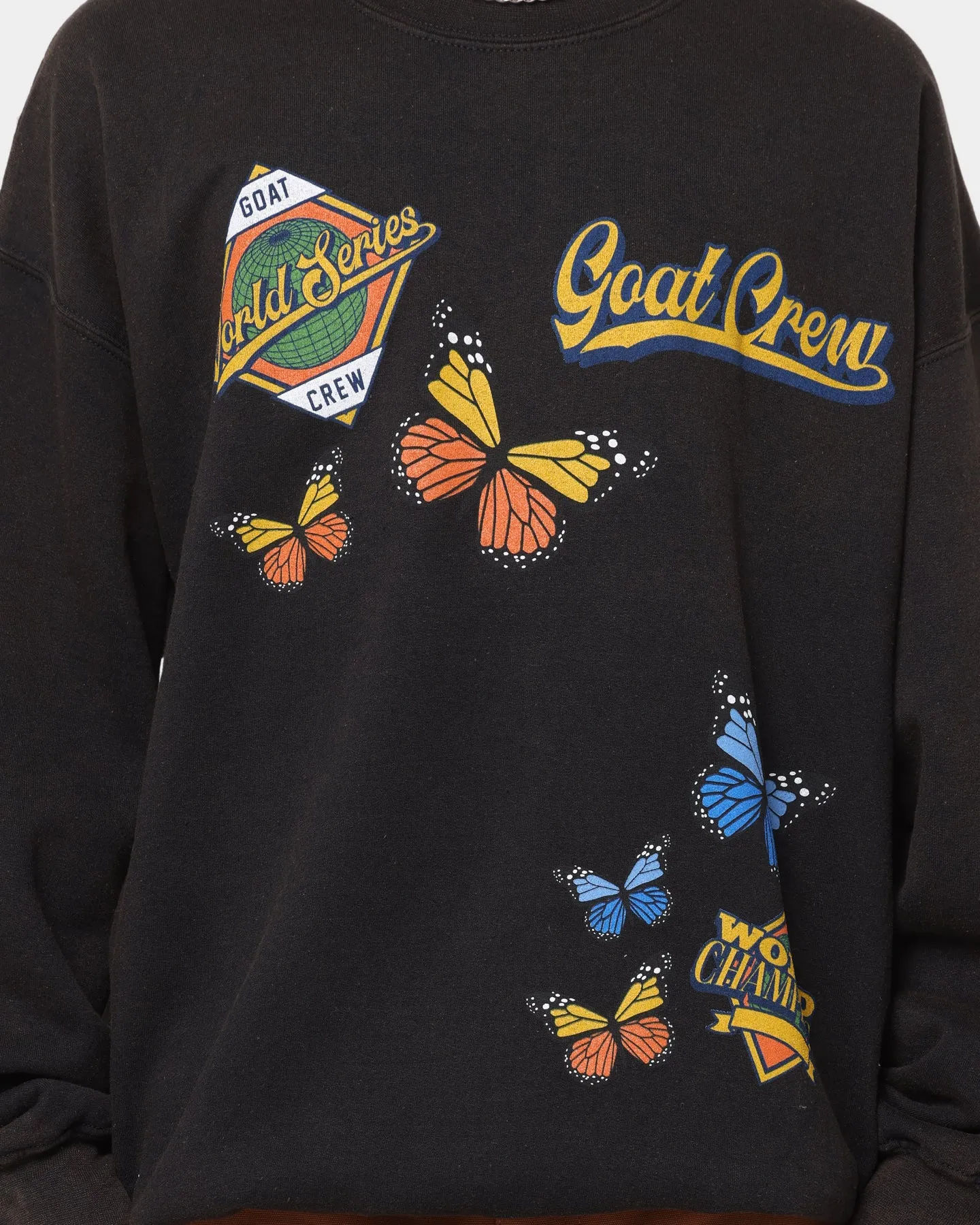 Goat Crew World Champs Vintage Crewneck Black Wash