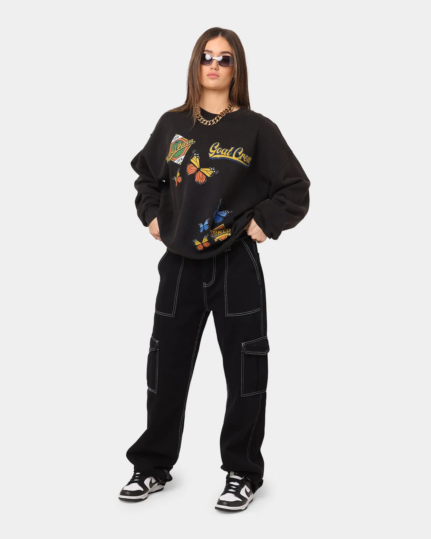 Goat Crew World Champs Vintage Crewneck Black Wash