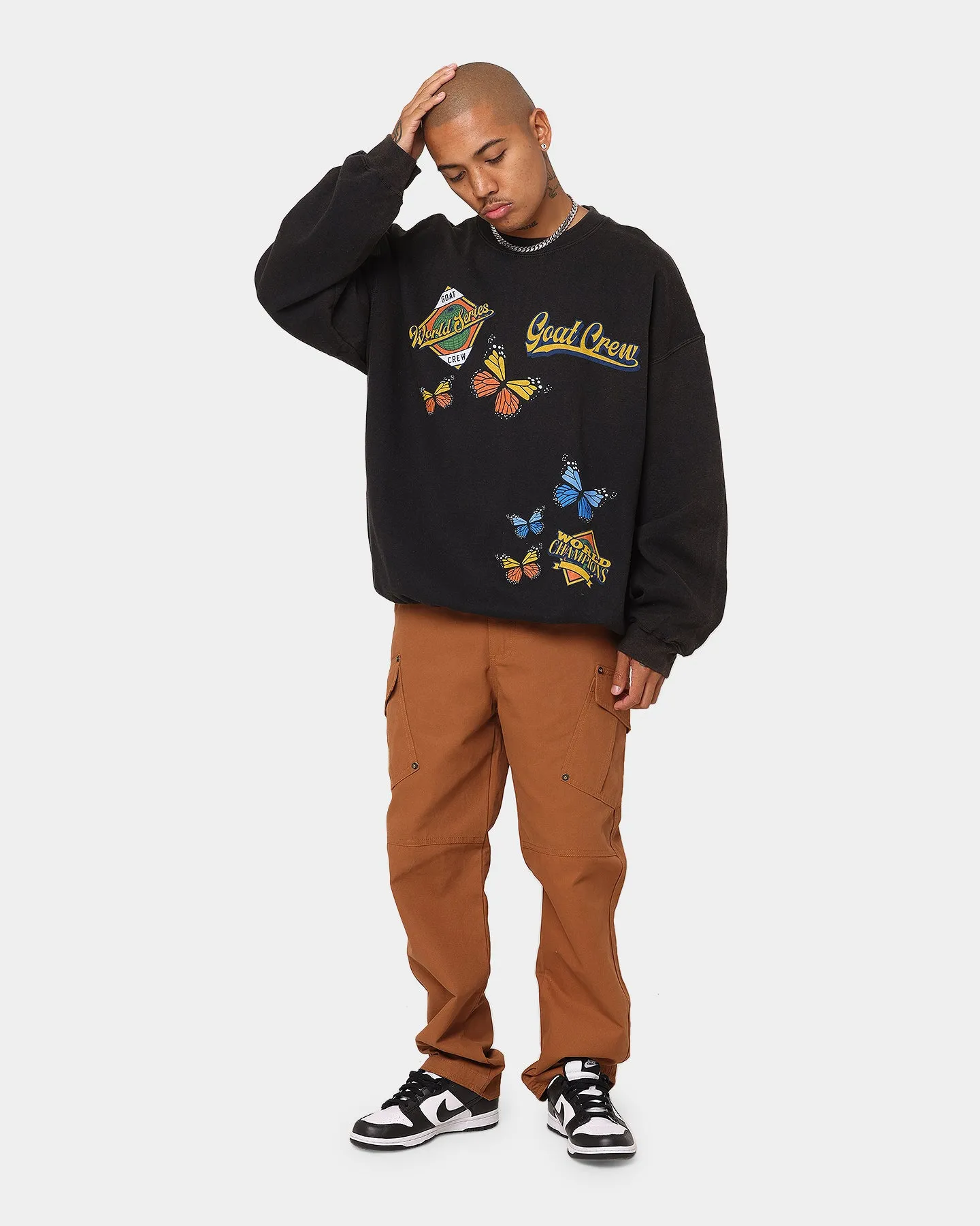 Goat Crew World Champs Vintage Crewneck Black Wash