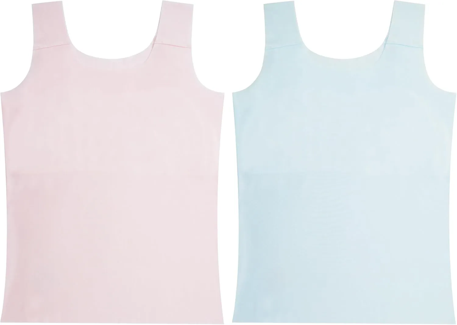 Happy Cherry Training Bras for Teens Girls Camisoles Long Bralette Bra Seamless Lightly Padded Sport Bra Wire Free 7-12 Years