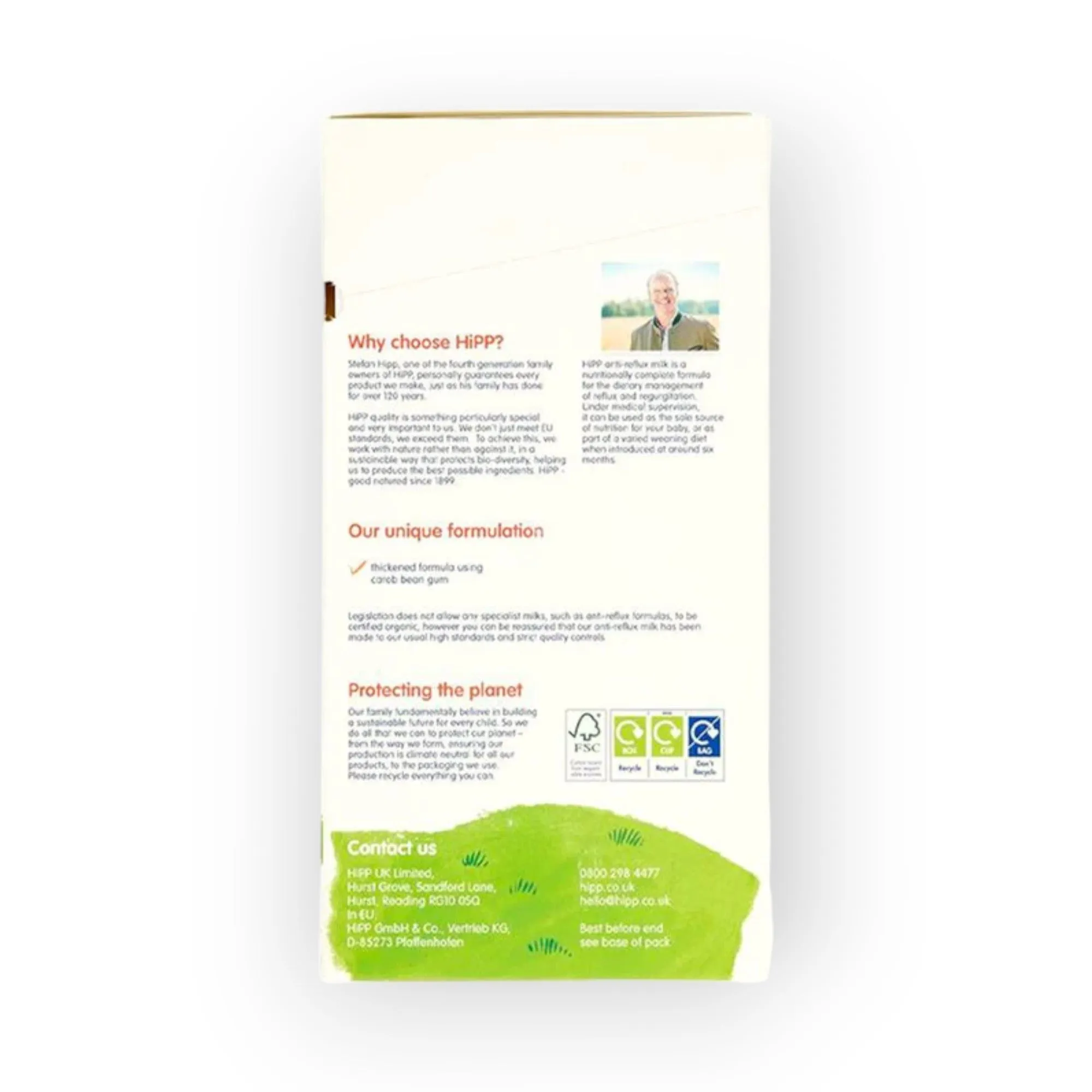 Hipp Anti-reflux milk Combiotic from birth - 800g