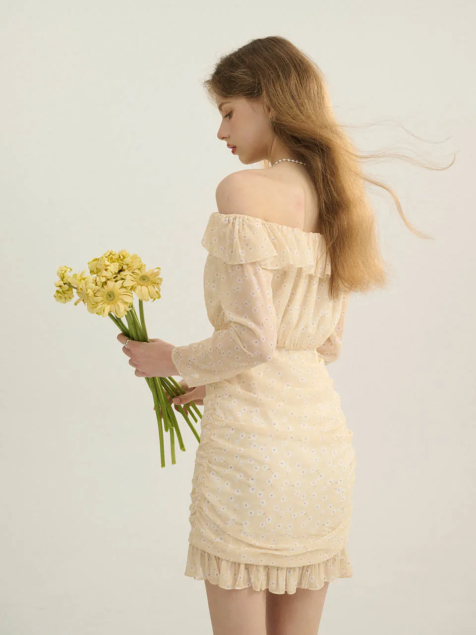 Honey off-shoulder mini dress