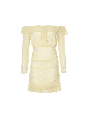 Honey off-shoulder mini dress