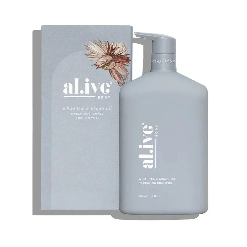 Hydrating Shampoo - White Tea & Argan Oil 500ml