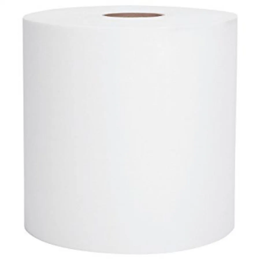 Kimberly Clark Scott Hard Roll Towels: White, 8" x 400 ft., 12 Count