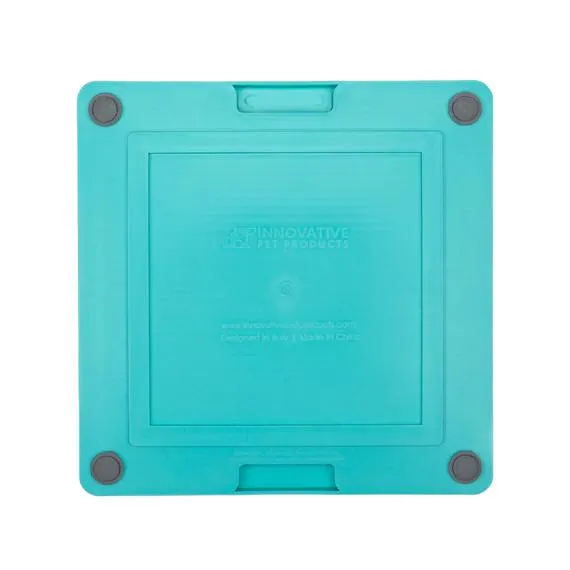LickiMat Buddy Tuff Slow Feeder Mat for Dogs Turquoise