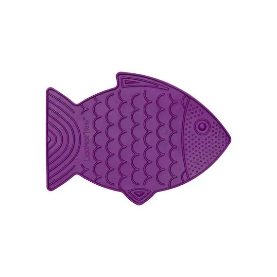 LickiMat Felix Slow Feeder Mat for Cats Purple