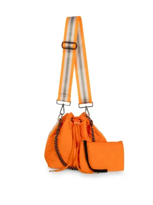 Lindsey Puffer Bucket Bag [Crush]