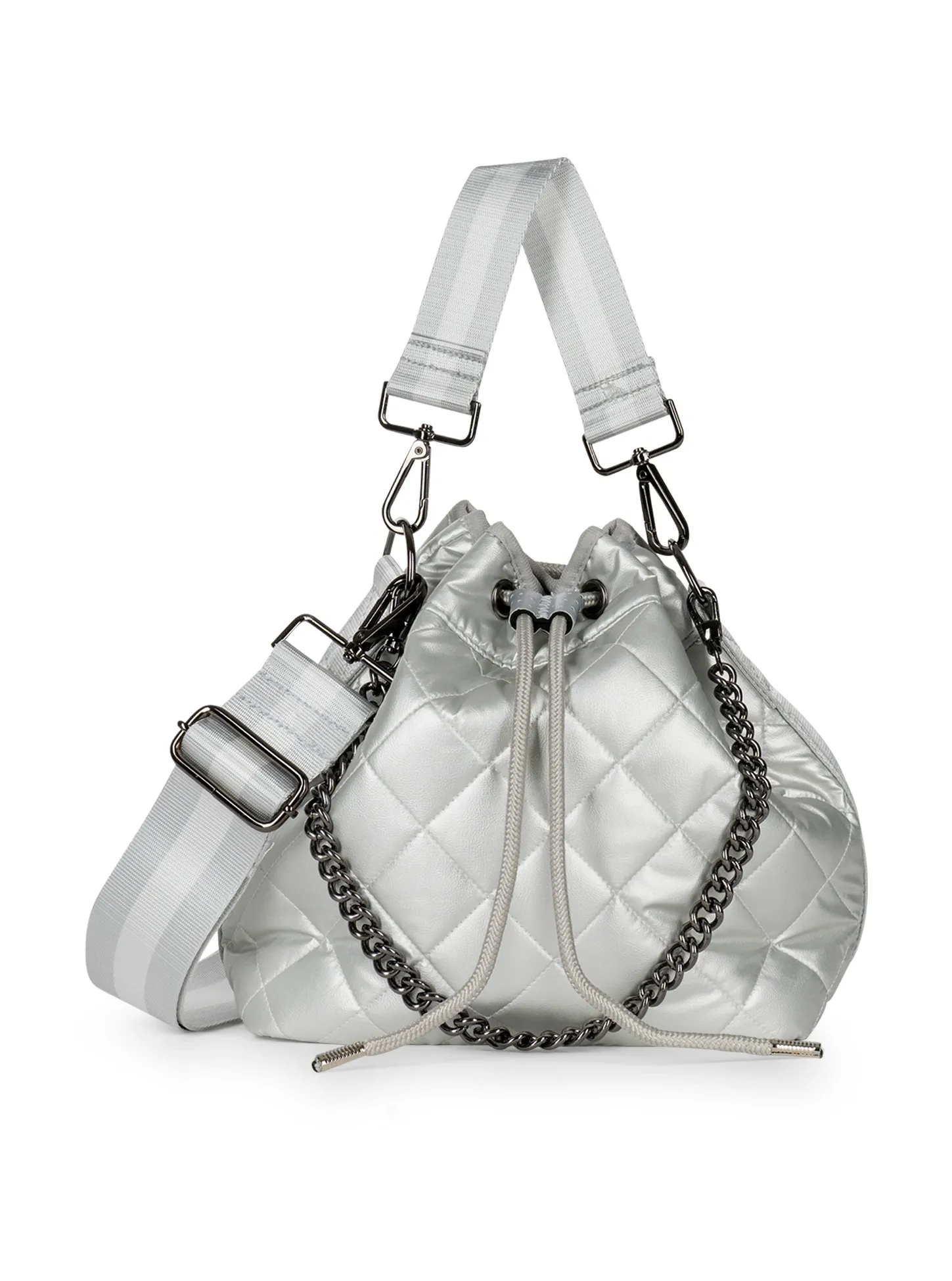 Lindsey Puffer Bucket Bag [Vapor]