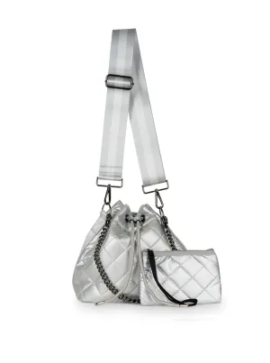 Lindsey Puffer Bucket Bag [Vapor]