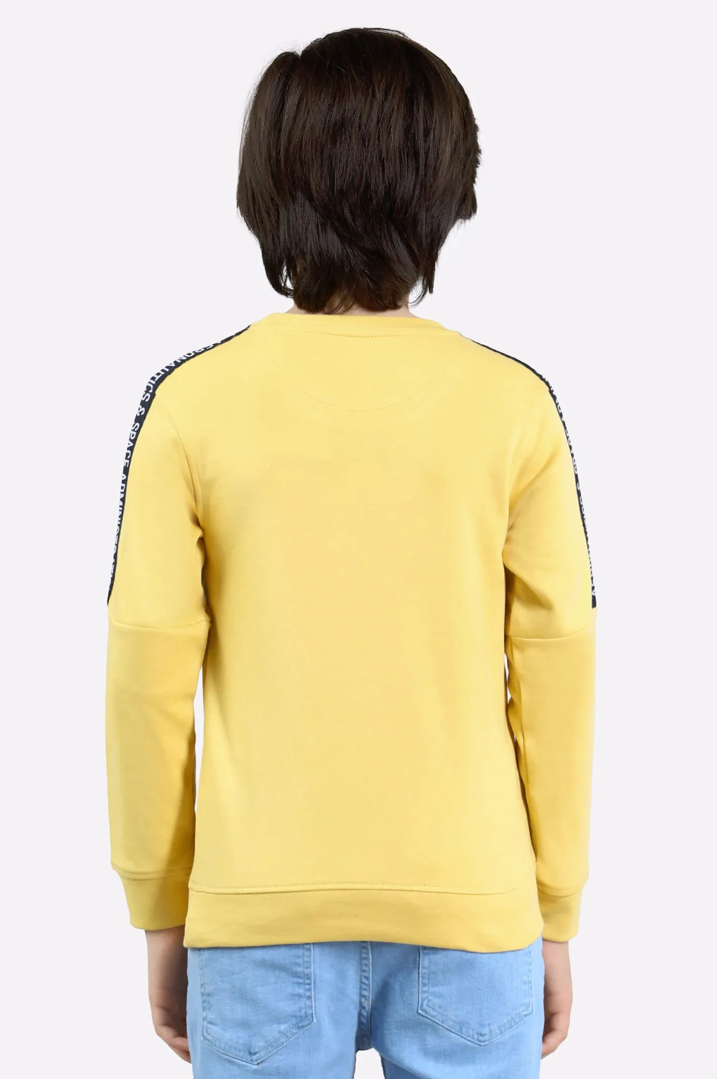 Nasa Graphic Print Boys Sweatshirt