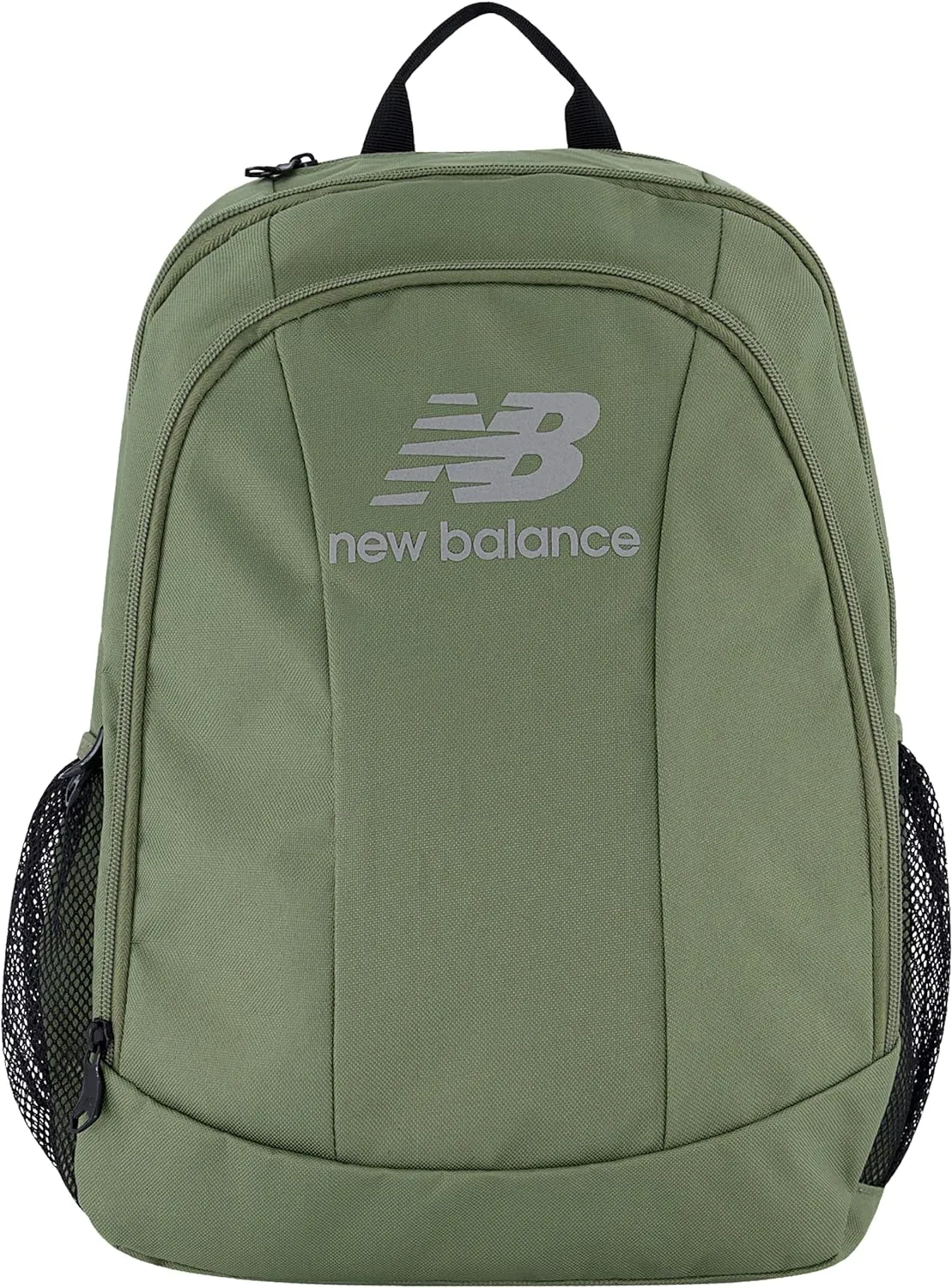 New Balance Laptop Backpack, Commuter Travel Bag for Men and Women, Olive, 19 Inch
