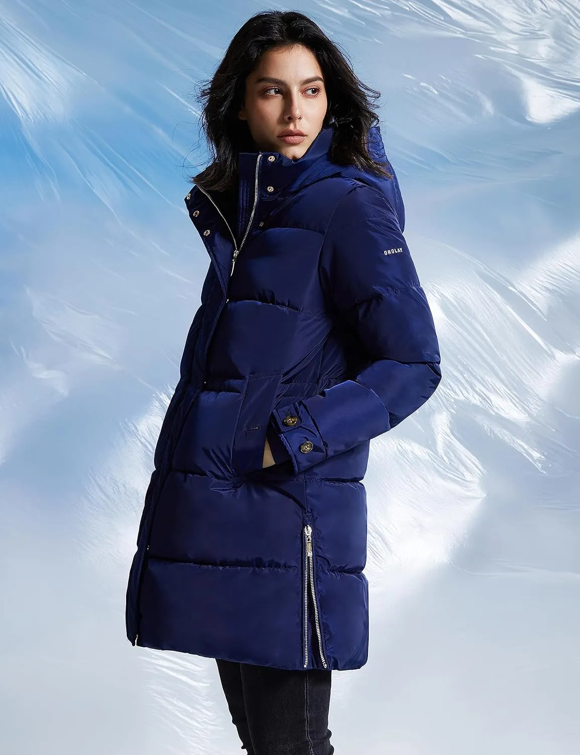 Orolay Women's Winter Thicken Puffer Coat Warm Jacket with Hood