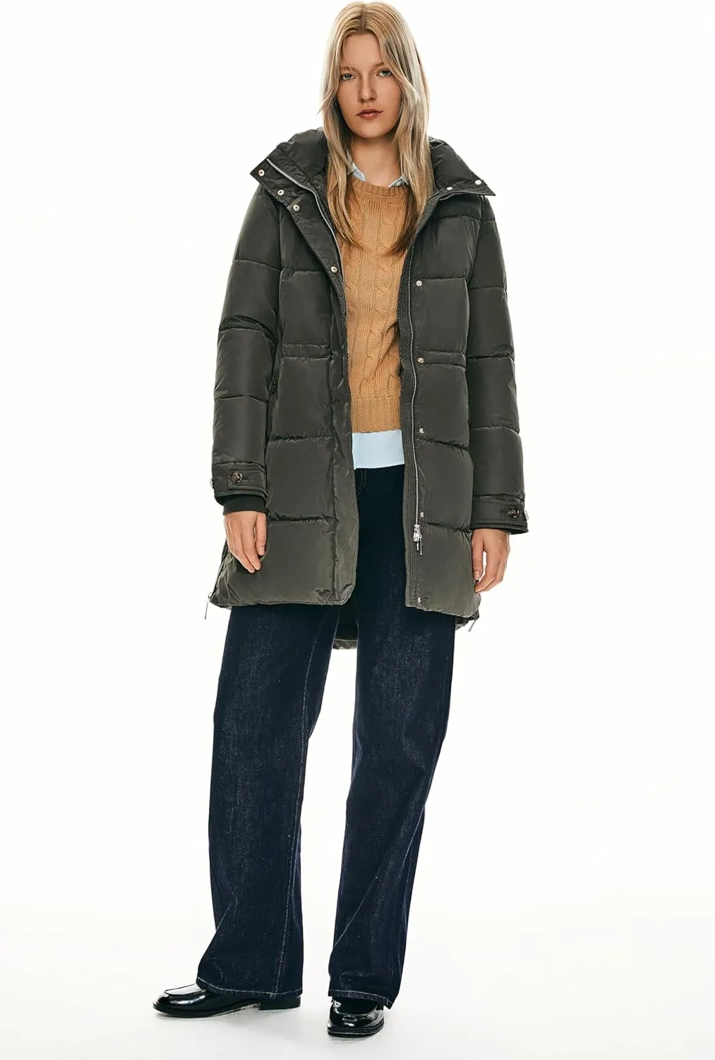 Orolay Women's Winter Thicken Puffer Coat Warm Jacket with Hood