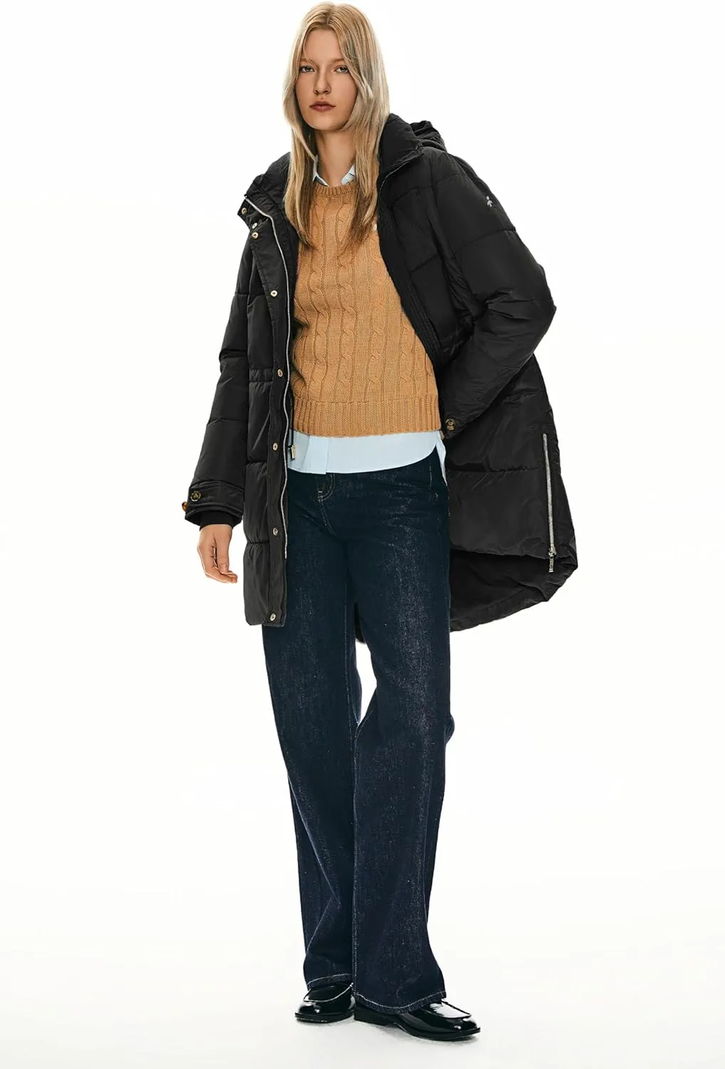 Orolay Women's Winter Thicken Puffer Coat Warm Jacket with Hood
