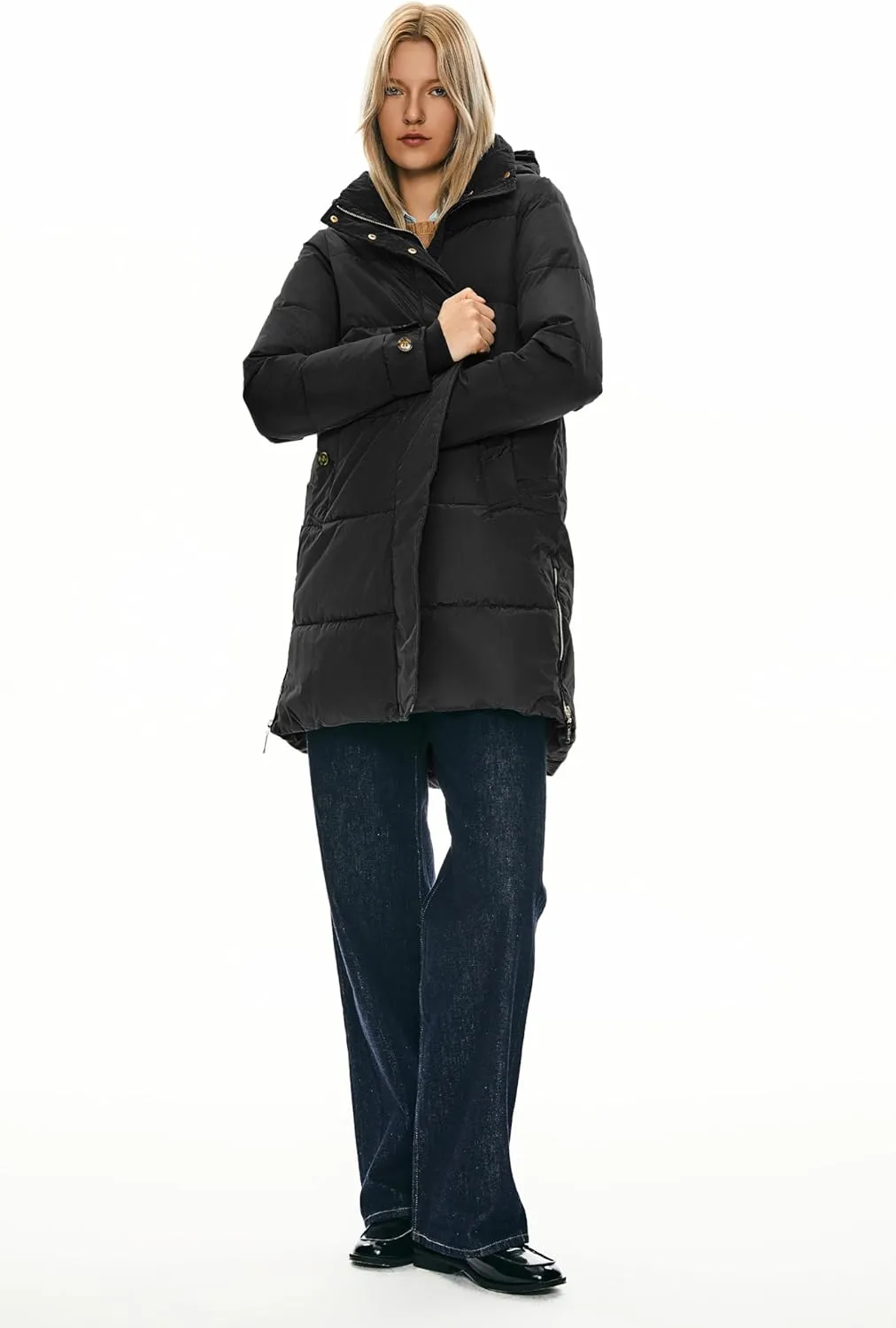 Orolay Women's Winter Thicken Puffer Coat Warm Jacket with Hood