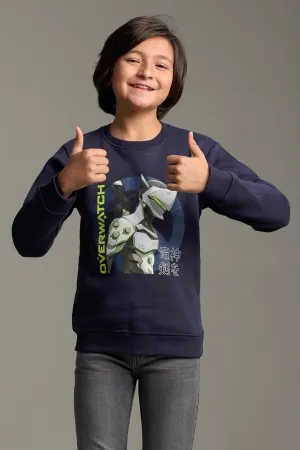 Overwatch Graphic Print Boys Sweatshirt