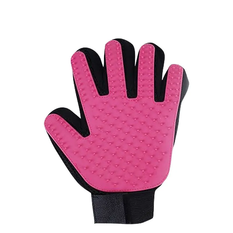 Pet Grooming and Bathing Brush Glove