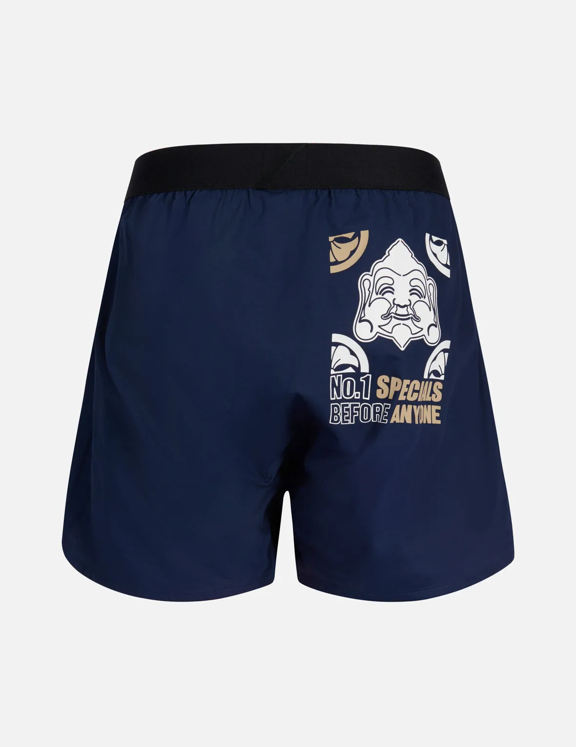 Pocket and Godhead Print Boxer Shorts
