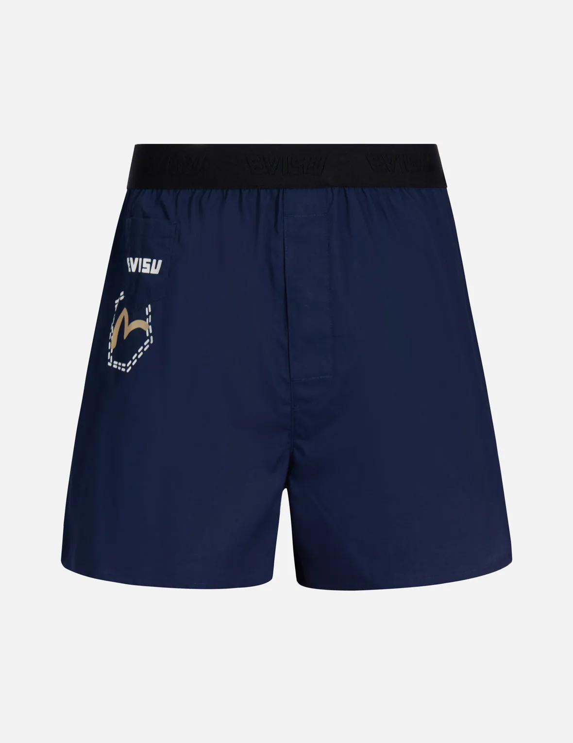Pocket and Godhead Print Boxer Shorts