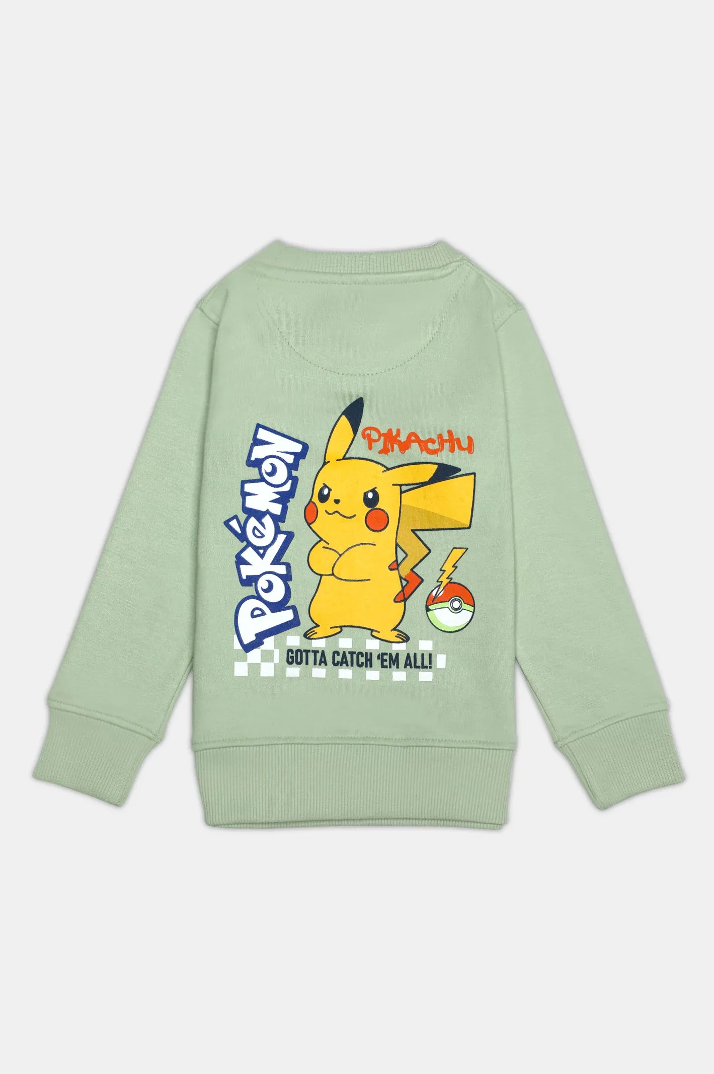 Pokemon Graphic Print Boys Sweatshirt