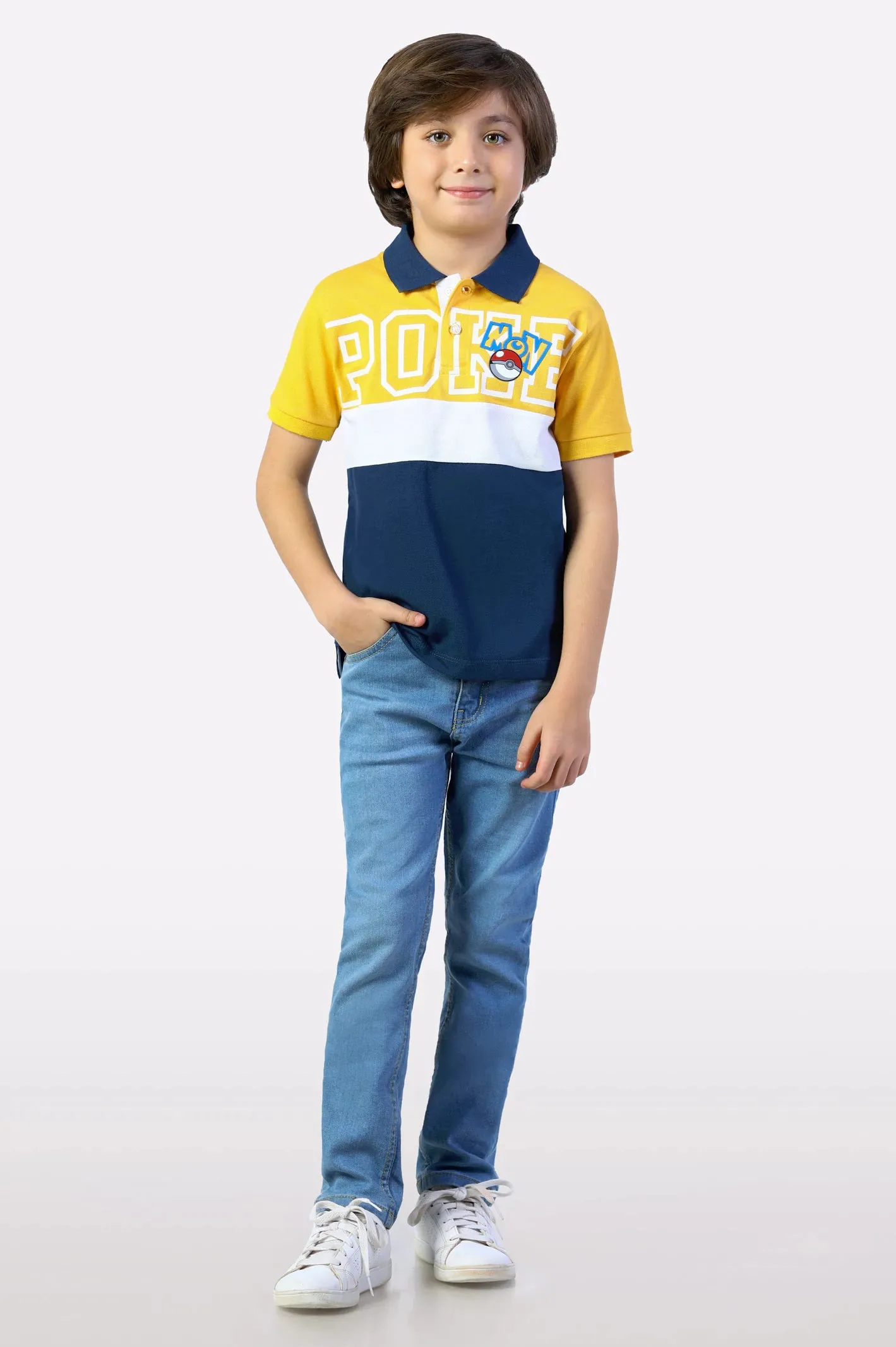 Pokemon Graphic Print Polo